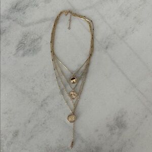 Express Gold Layered Necklace